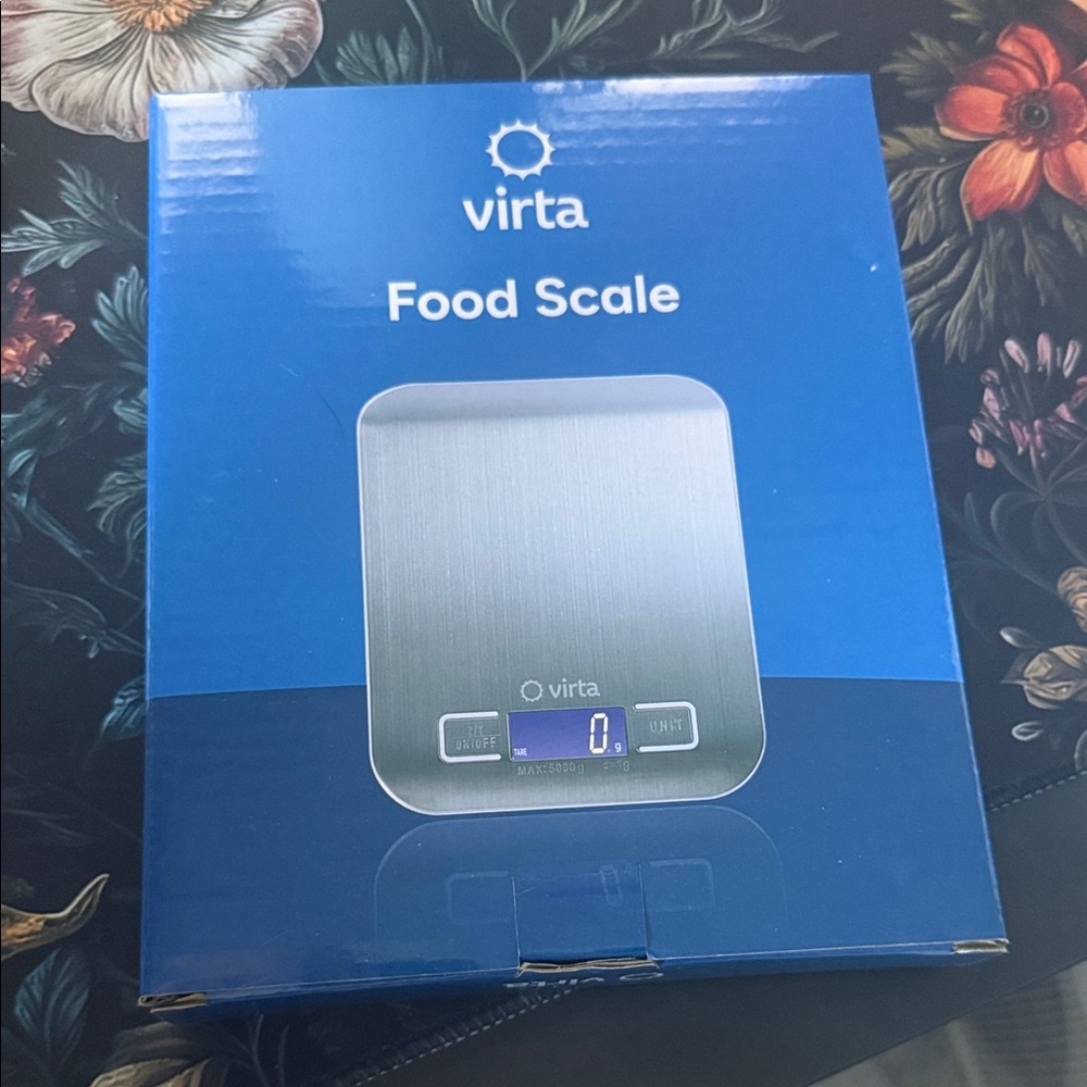 NIB Virta Digital Food Scale in Silver